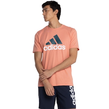 Camiseta Masculina adidas Manga Curta Big Logo