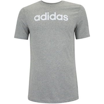 Camiseta Masculina adidas Manga Curta Logo Linear