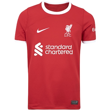 Camisa do Liverpool I 23 Nike Júnior Torcedor