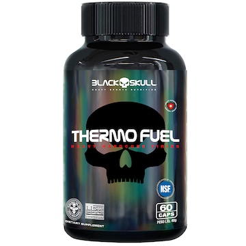 Termogênico Black Skull Thermo Fuel - 60 Cápsulas