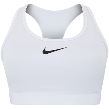 Top Fitness com Bojo Nike Média Sustentação Swoosh Sport