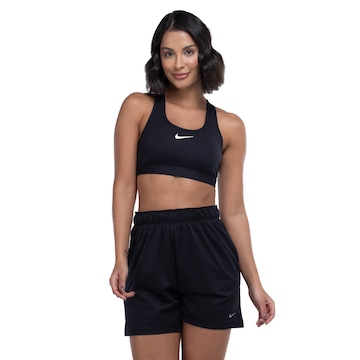 Top Fitness com Bojo Nike Média Sustentação Swoosh Sport