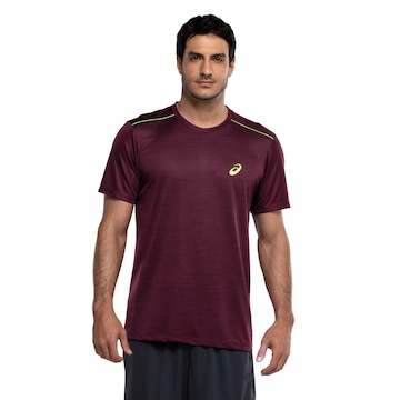 Camiseta Masculina ASICS Manga Curta Leve Mesh Anti Odor