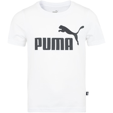 Camiseta Infantil Puma Essentials Logo Tee