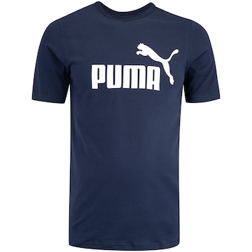 Camiseta Puma Masculina Manga Curta Essentials Logo Tee