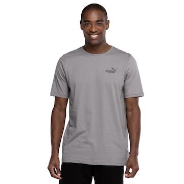 Camiseta Masculina Puma Manga Curta Essentials Small Logo