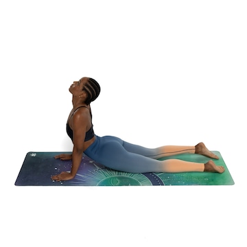 Tapete de Yoga Viva Zen CBB Aveludado Intuição 183x61 cm