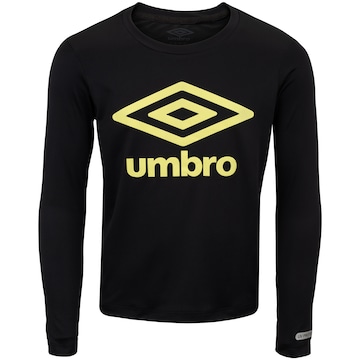 Camiseta Juvenil Umbro Manga Longa Basic UV