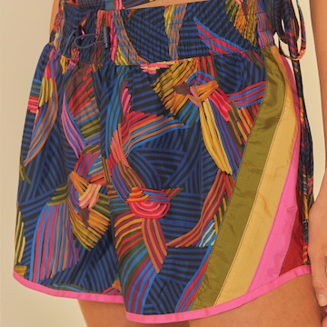 Short Feminino Farm Running Duplo Andorinha Listrada Bex