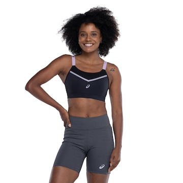 Top Fitness com Bojo Fixo ASICS Alta Sustentação Manta