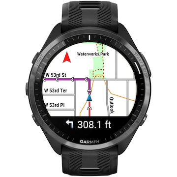 Relógio Monitor Cardíaco Garmin com GPS Forerunner 965 47 mm - Adulto