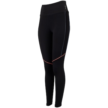 Calça Legging Feminina Oxer Textura New Média Compressão Cós Médio