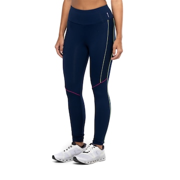 Calça Legging Feminina Oxer Textura New Média Compressão Cós Médio