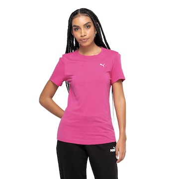 Camiseta Feminina Puma Essentials Small Cat Logo