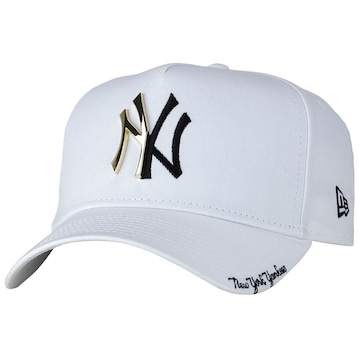 Boné do New York Yankees Aba Curva New Era MLB Snapback 940 White AF - Adulto