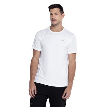 Camiseta Masculina ASICS Manga Curta Racket Recortada