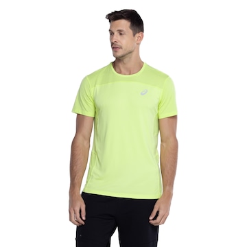 Camiseta Masculina ASICS Manga Curta Racket Recortada