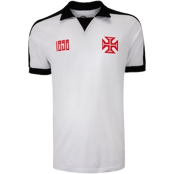 Camisa Polo do Vasco da Gama Masculina Retrô Anos 80