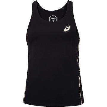 Camiseta Regata Feminina ASICS Recortes Poliamida UV