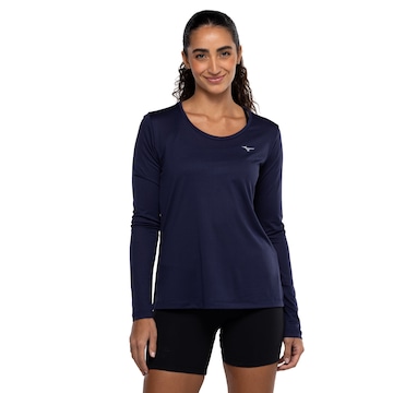 Camiseta Feminina Mizuno Manga Longa Nirvana F