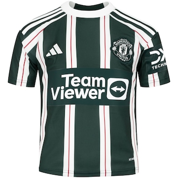 Camisa do Manchester United II 23 adidas Infantil Torcedor