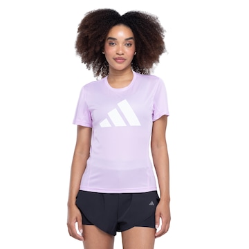 Camiseta Feminina adidas Manga Curta Run It