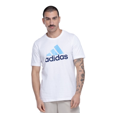 Camiseta Masculina adidas Manga Curta Big Logo