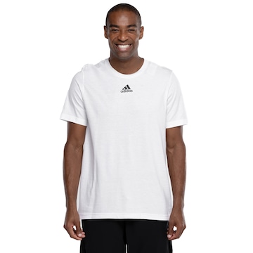 Camiseta Masculina adidas Manga Curta Small Logo