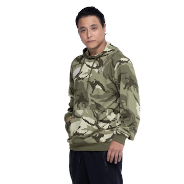 Blusão de Moletom Masculino adidas com Capuz Camuflado