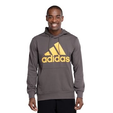 Blusão Masculino adidas com Capuz Big Logo