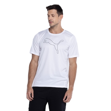 Camiseta Masculina Puma Manga Curta Performance Cat