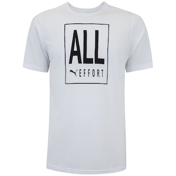 Camiseta Masculina Puma Manga Curta All Effort Slogan