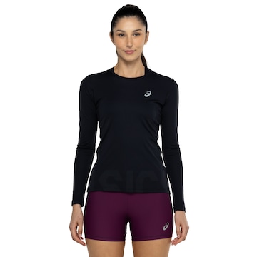 Camiseta Feminina ASICS Manga Longa UV Leve