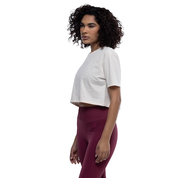 Blusa Cropped Feminina ASICS Manga Curta Malha