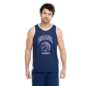 Camiseta Regata do Brasil Masculina CCB Treino Basquete