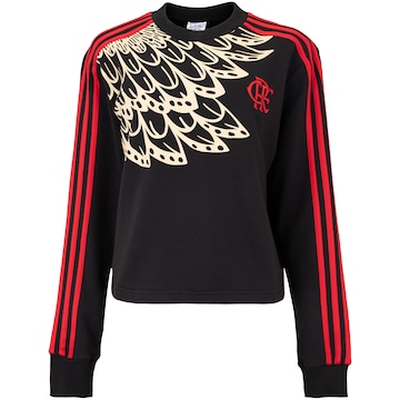 Blusa de Moletom do Flamengo adidas Farm Feminina