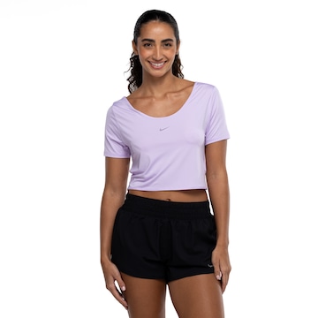 Camiseta Feminina Nike Manga Curta One Classic Dri-Fit TWST