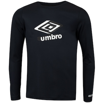 Camiseta Juvenil Umbro Manga Longa Basic UV