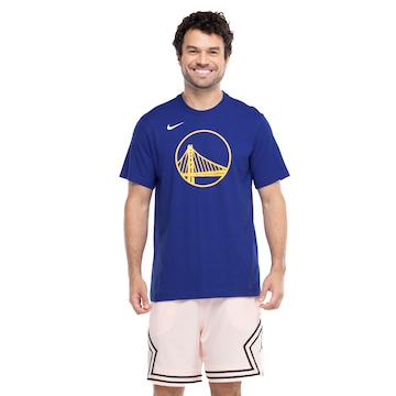 Camiseta do Golden State Warriors Nike Masculina Logo1 SS