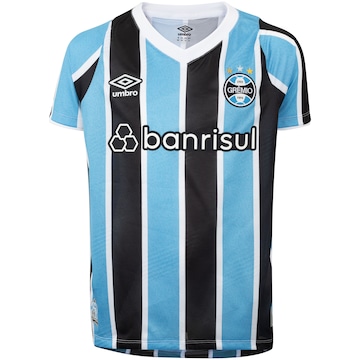 Camisa do Grêmio I 24 Umbro Juvenil Torcedor