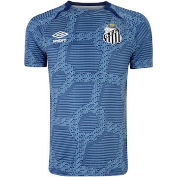 Camisa Pré-Jogo Santos 24 Umbro Masculina