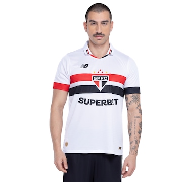 Camisa do São Paulo I 24 New Balance Masculina Torcedor