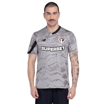 Camisa de Goleiro do São Paulo 24 New Balance Masculina