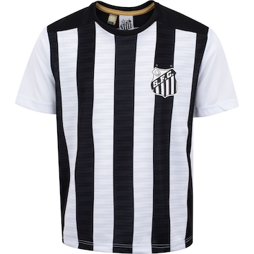 Camiseta do Santos Braziline Infantil Majestic