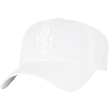 Boné do New York Yankees Aba Curva New Era MLB Strapback 920 ST Permanente Whi