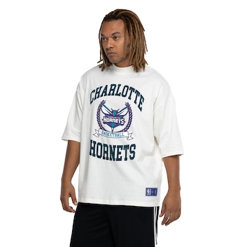 Camiseta do Charlotte Hornets NBA Masculina Armorial