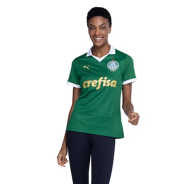 Camisa do Palmeiras I 24 Puma Feminina Torcedora