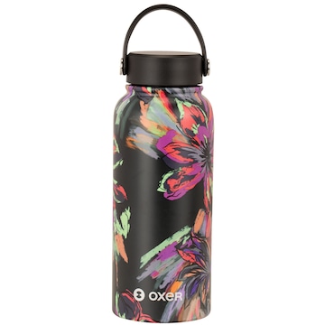 Garrafa Oxer com Alça Flora Maxi 950ml