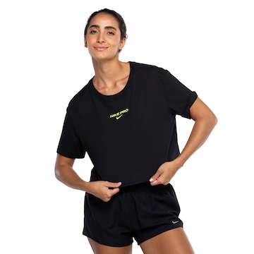 Blusa Cropped Nike Feminina Dri-Fit Pro SS