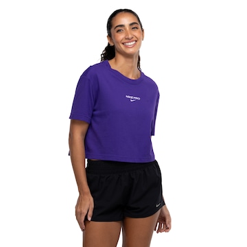 Blusa Cropped Nike Feminina Dri-Fit Pro SS